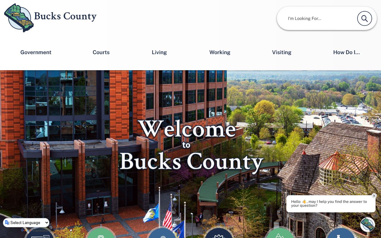 Bucks County Pennsylvania government background check and criminal records