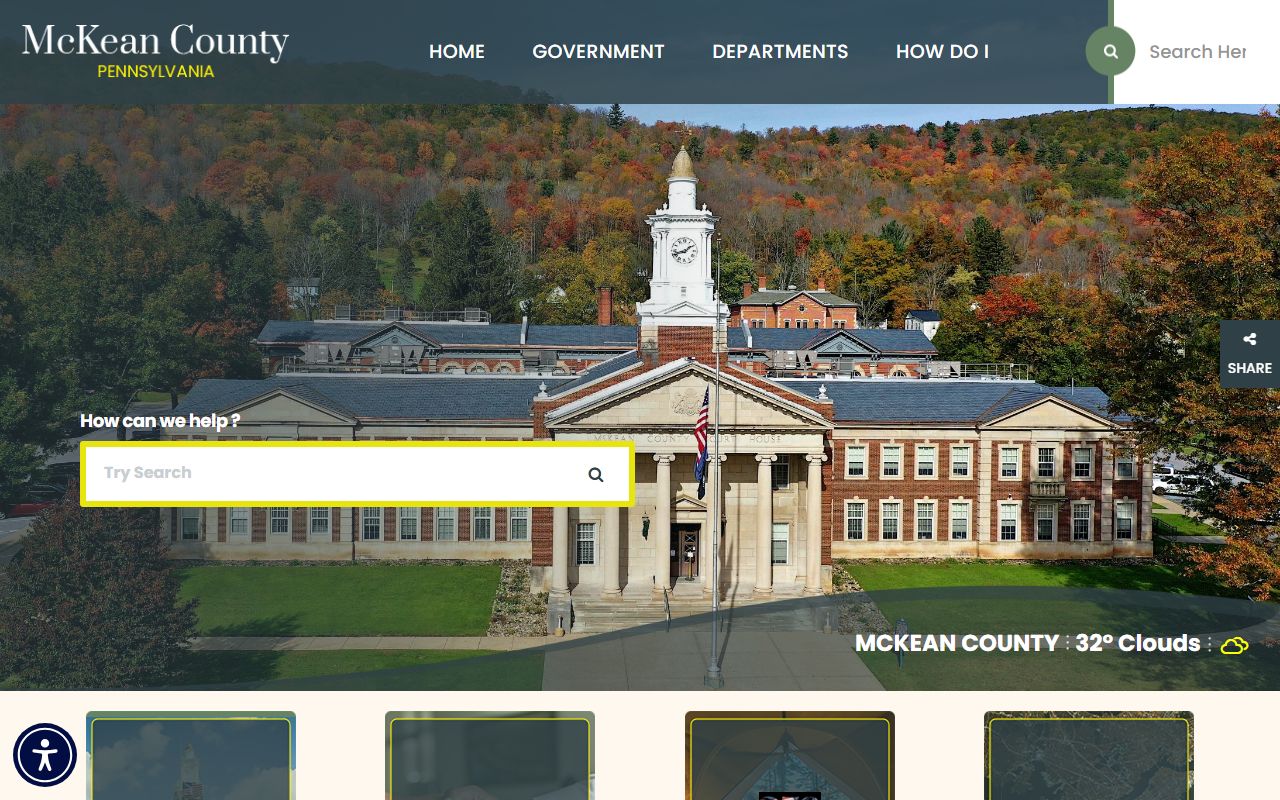 McKean County Pennsylvania government website background check