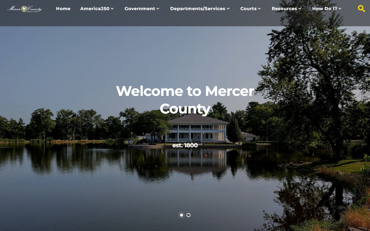 Mercer County Pennsylvania government website background check