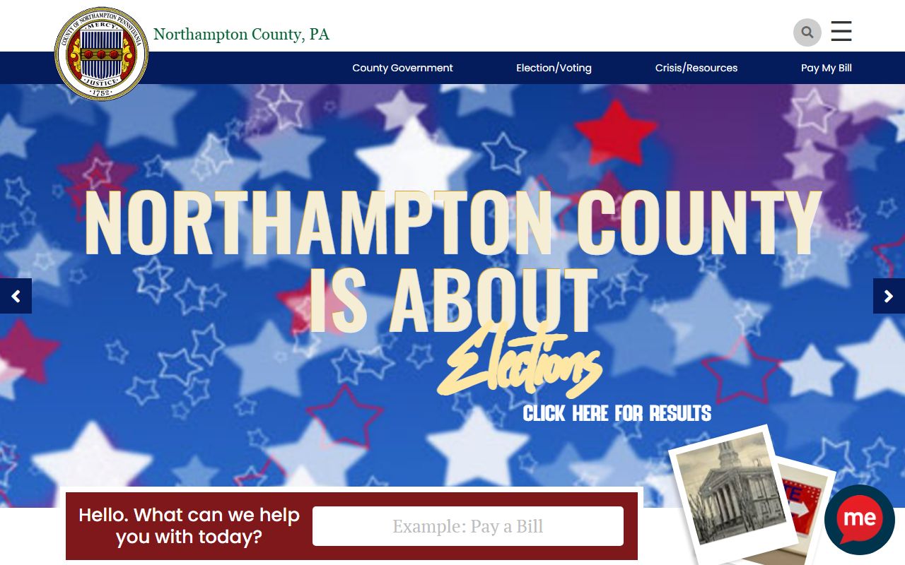 Northampton County Pennsylvania government website background check