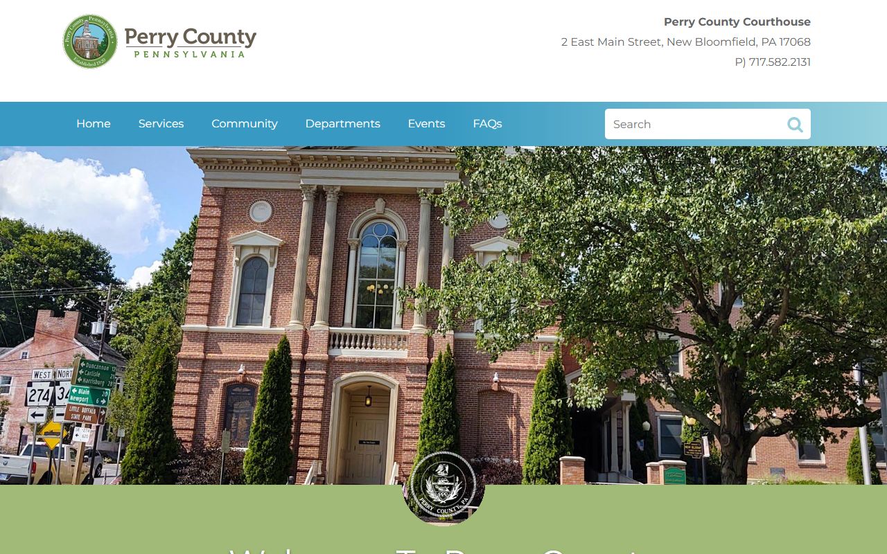 Perry County Pennsylvania government website background check